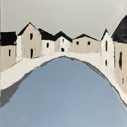 Sandra Pratt, Village alley, 2023. Courtesy of Abend Gallery