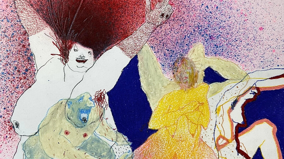 Shirin Mirjamali, Untitled (detail), 2025. Courtesy of Anita Rogers Gallery