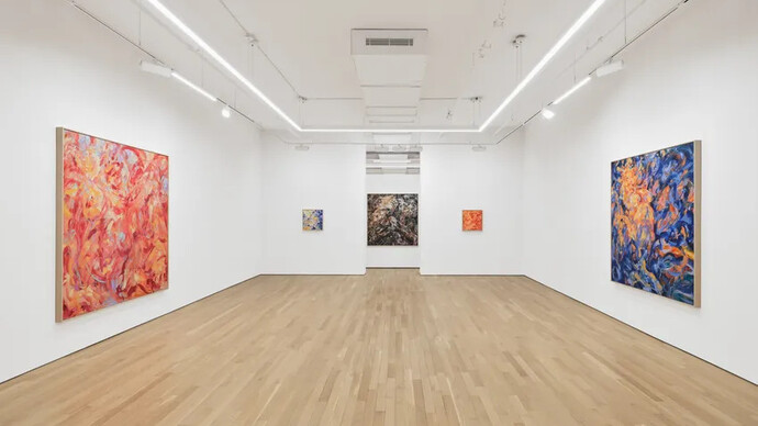 Julia Jo, Beckon, exhibition view. Courtesy of Charles Moffett Gallery