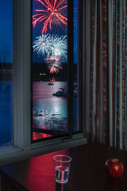 Anastasia Samoylova, Fireworks, Fort Knox, Prospect, Maine, 2024. Courtesy of Norton Museum of Art