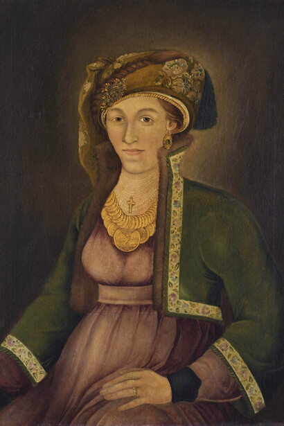 Zahari Zograph, Portrait of Christiania Zografska, ca. 1844. Courtesy of National Gallery