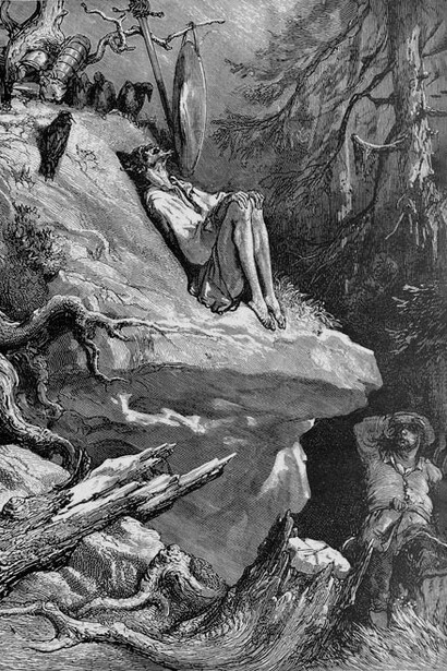 Gustave Doré, ilustración del Quijote, 1863