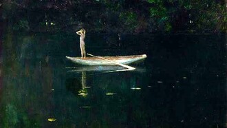 Thomas Alexander Harrison (1853-1930). "Soledad" 1893, pintura al óleo. Museo de Orsay, Paris, Francia