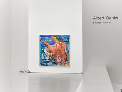 Albert Oehlen, Endless summer, vue d'exposition. Avec l'aimable autorisation de la Galerie Max Hetzler