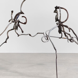 Richard Hunt, Opposed linear forms, 1961. Cortesía del Institute of Contemporary Art