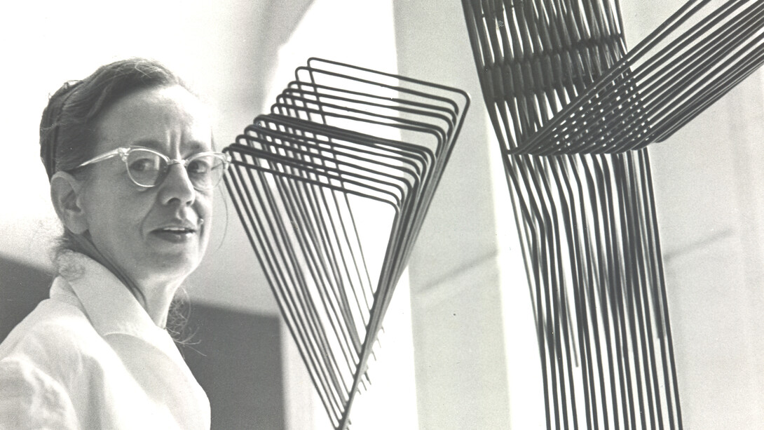 Porträt von Gego, Museo de Bellas Artes, Caracas, 1962. Mit freundlicher genehmigung des Zentrum Paul Klee