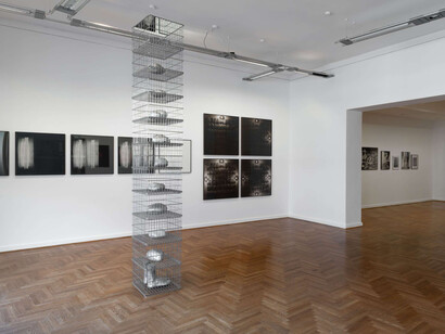 Stane Jagodič, Restless eye, exhibition view. Courtesy of City Art Gallery Ljubljana