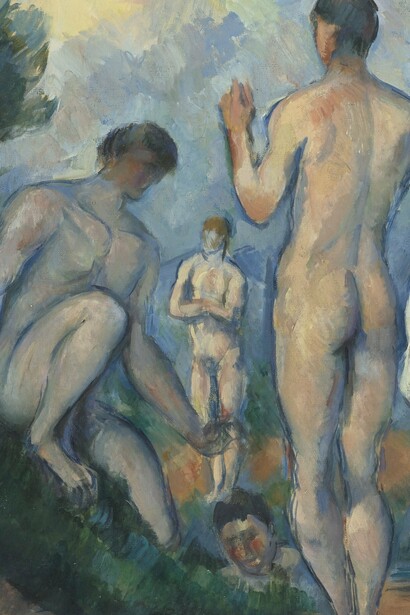 "Bañeros", óleo sobre lienzo, Paul Cézanne, circa 1890
