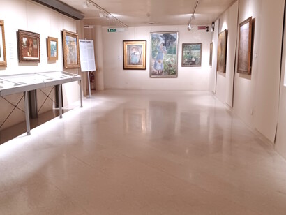 Overview of the Fiori exhibition at Fondazione Magnani-Rocca, Traversetolo, Italy 2025