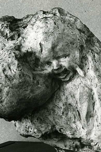 Escultura fotografiada por Paolo Monti en Turín, Italia, 1978