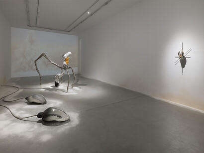 Ivana Bašić, Fantasy vanishes in flesh, exhibition view. Courtesy of Francesca Minini. Photo by Andrea Rossetti