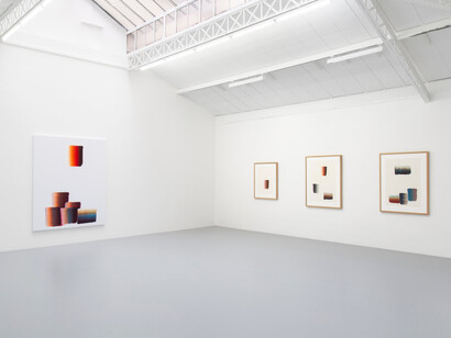 Lee Ufan, Response, exhibition view. Courtesy of Kamel Mennour Gallery