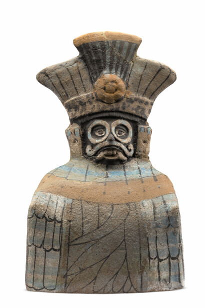 Figurilla deidad o sobrenatural, Toltec, Mexico, Central Highlands, 650–900 C.E. Courtesy of The Nelson-Atkins Museum