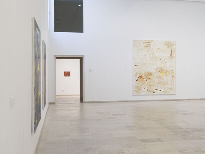 Miguel Marina, Hasta aquí, vista de exhibición. Cortesía del Museo Patio Herreriano