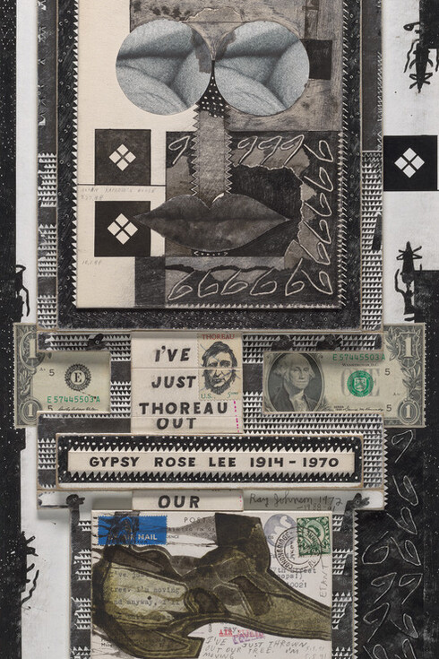 Ray Johnson, Untitled (I've Just Thoreau Out), 1972/1988/1991. Courtesy of San Francisco Museum of Modern Art