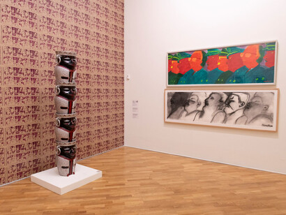 Beatriz González, A imagem em trânsito, vista da exposição. Cortesia da Pinacoteca