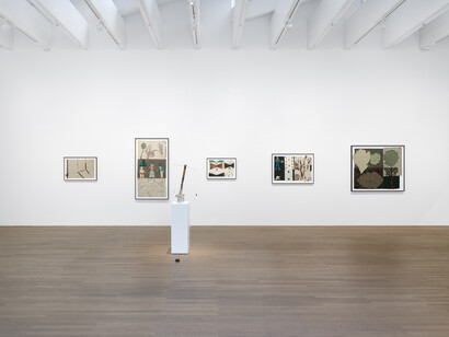 Jockum Nordström, Myrstackarnas land (Land of Anthills), exhibition view. Courtesy of Tim Van Laere Gallery