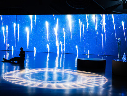 Emilija Škarnulytė, Waters call me home, exhibition view. Courtesy of Kunsthaus Graz