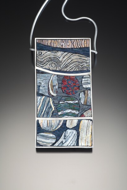 Cynthia Toops & Dan Adams, Day at the beach, side two, 2025. Courtesy of Mobilia Gallery