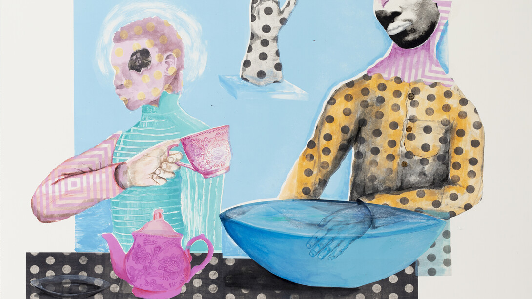 Phumulani Ntuli, Giving a blind eye (detail), 2025. Courtesy of David Krut Projects