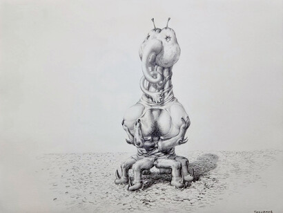 Tom Torluemke, Self-satisfied, 2016. Courtesy of Bert Green Fine Art