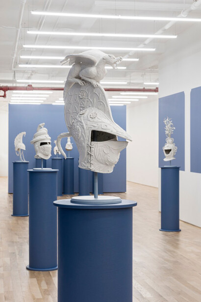 Susan Hamburger, Near enemies, exhibition view. Courtesy of Asya Geisberg Gallery