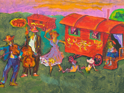 Archie Rand, Untitled #7, 2024. Courtesy of Contemporary Fine Arts