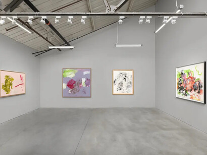 Oliver Lee Jackson, exhibition view. Courtesy of Rena Bransten Gallery