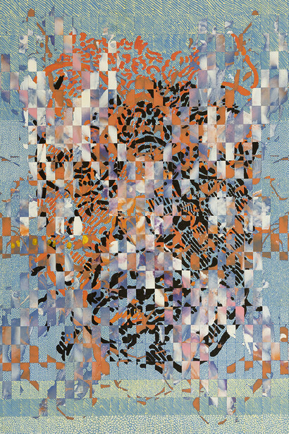 François Rouan, Recorda III, 2017-2023. Avec l'aimable autorisation de Templon