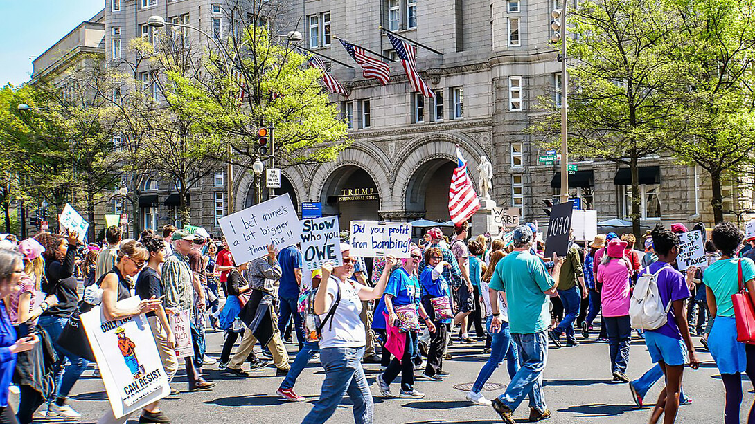 The Tax March (also known as the Tax Day March and Trump's Tax Day) was a series of demonstrations held in more than 150 locations throughout the United States on April 15, 2017. The intent was to pressure U.S. President Donald Trump to release his tax returns