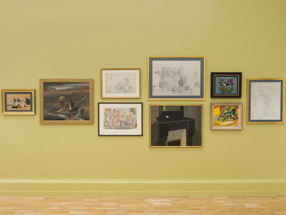 Various artists, Celebrating 100 years, part 1, exhibition view. Courtesy of The Mayor Gallery