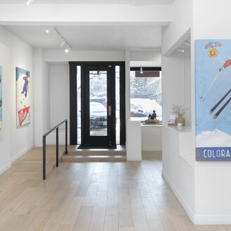 Robert Thomas, Ski country, exhibition view. Courtesy of Casterline Goodman Gallery
