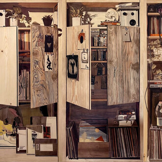 Michael Buhler-Rose, Bühler-Rose studiolo summer ‘24 (FDR and Grand St.) 1-4, 2024. Courtesy of New Discretions