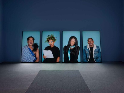 Gabrielle Goliath, Personal accounts, vista de exhibición. Cortesía de MoMA PS1