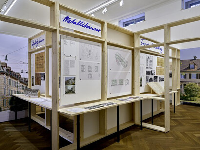 Wohnen fürs wohnen: Swiss housing cooperatives as a laboratory for coexistence, exhibition view. Courtesy of S AM Swiss Architecture Museum