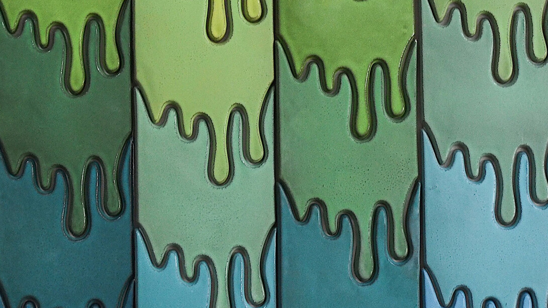 Lauren Mabry, Verdant flow states (detail), 2025. Courtesy of Lauren Mabry and Pentimenti, Philadelphia, PA