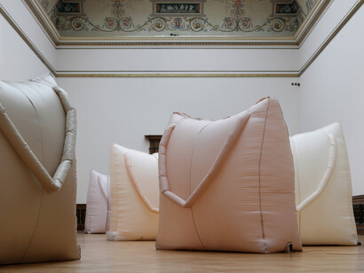 Kateřina Vincourová, Skin care, exhibition view. Courtesy of Galerie Rudolfinum