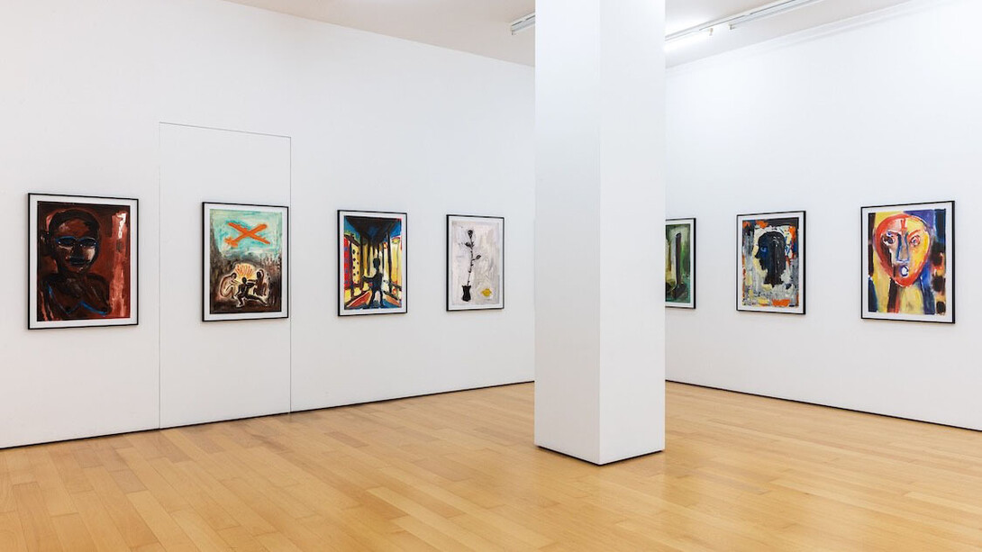 Helmut Middendorf, Nocturama, exhibition view. Courtesy of Eleni Koroneou Gallery