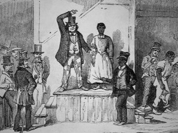 Slave Auction at Richmond, Virginia, The Illustrated London News, 1856