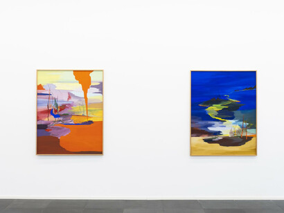 Rita Fischer, Open skies, exhibition view. Courtesy of Xippas Gallery