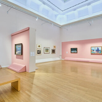 Edvard Munch, Angst, ausstellungsansicht. Mit freundlicher genehmigung der Kunstsammlungen Chemnitz