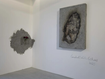 Salma Dib, Marks of return, exhibition view. Courtesy of Aisha Alabbar Gallery