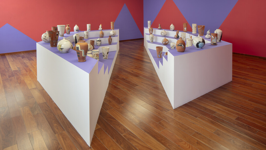 Gabriel Garcilazo, Archivo del relato persistente, vista de exhibición. Cortesía de Proyectos Monclova. Foto por Ramiro Chaves