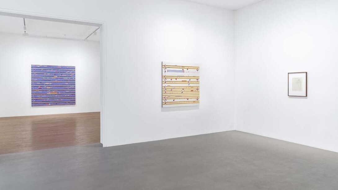 Gabriel Orozco, Partituras, exhibition view. Courtesy of Galerie Chantal Crousel