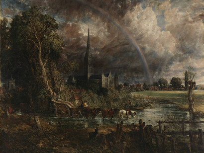 John Constable, Salisbury cathedral from the meadows, 1829. Courtesy of Tate Britain