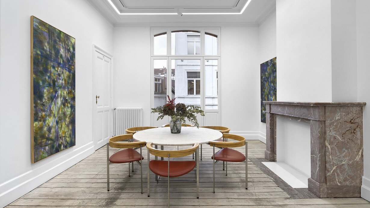 Carole Ebtinger, Sentir - de quelle couleur cela peut il être ? Exhibition view. Courtesy of Nino Mier Gallery