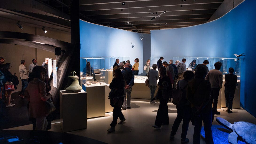 L’île de sable, ausstellungsansicht. Mit freundlicher genehmigung von Laténium