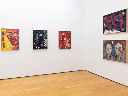 Helmut Middendorf, Nocturama, exhibition view. Courtesy of Eleni Koroneou Gallery