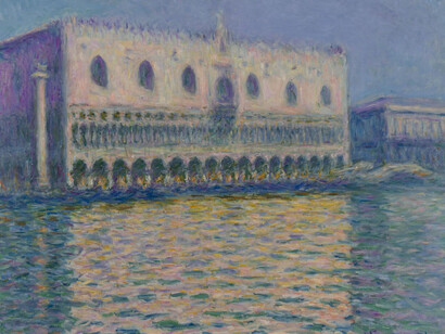 Claude Monet, Palazzo Ducale (detail), 1908. Courtesy of Brooklyn Museum