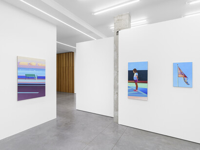 Ara Méndez Murillo, Mina Enowaki et Nancy Moreno, vue de l'exposition. Avec l'aimable autorisation de la Whitehouse Gallery